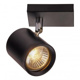 IL.0005.5100 Светильник GU10 1*50W настенный спот Черный