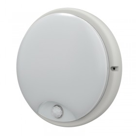 IEK Светильник  светодиодний IEK ДПО 4100Д круг белый 12Вт 4000K 800Лм с датчиком движения