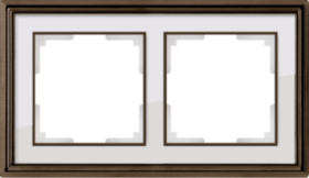 WL бронза/белый 2 рамка WL17-Frame-02