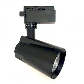 Трековый светильник COB 220V 20W IP20-4000K Черный