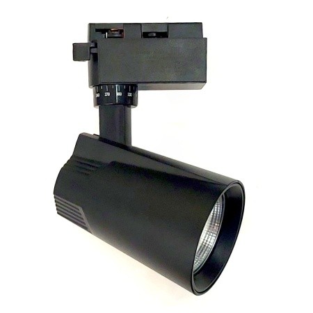 Трековый светильник COB 220V 20W IP20-4000K Черный