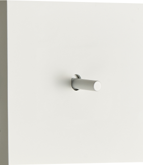 Donel N96 Переключатель на 1 тумблер, Цилиндр, 10AX 250V, Белый, серия DT