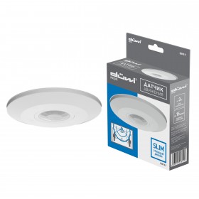 REV Датчик движения DDP-04 потолочный Ultra Slim 360°, 2000Вт, 10-900с, 6м, 3-2000Лк, белый, düwi