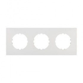 Рамка 3-пост. квадратная  (бел.) LK Vintage-Quadro (50шт.) 1кор.=500шт.