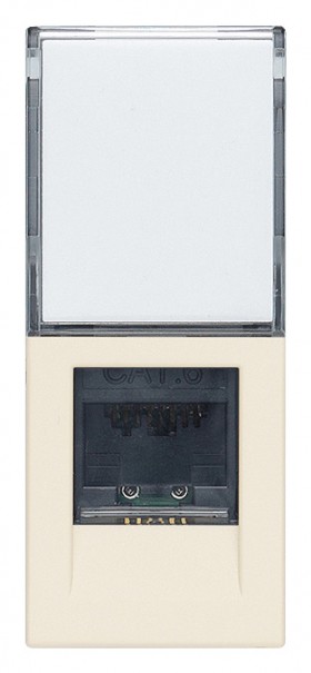 РОЗЕТКА RJ45 NETSAFE CAT6 UTP КОНОПЛЯНАЯ