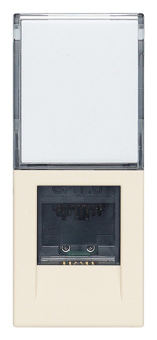 РОЗЕТКА RJ45 NETSAFE CAT6 UTP КОНОПЛЯНАЯ