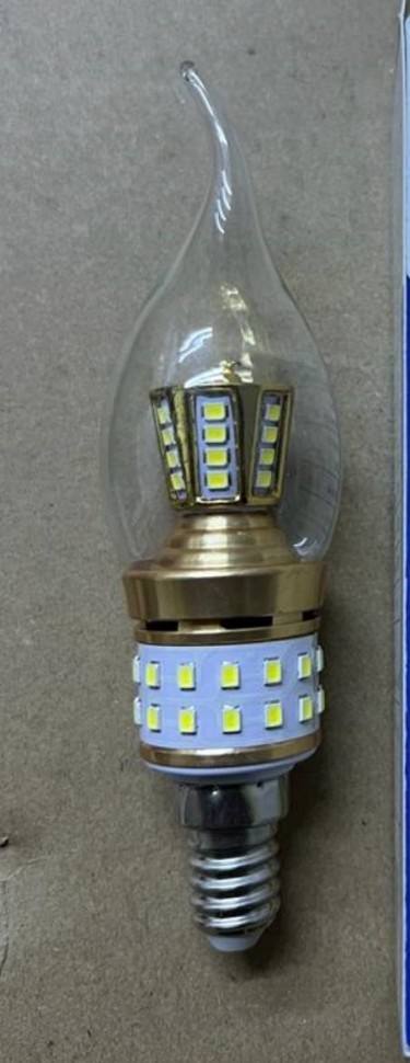 Светодиодная лампа Премиум TAIL C35 8W 4000K E14(свеча на ветру) 85-265