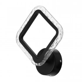 Бра 11018/1ВК LED 18Вт 4000К черный 22х25 см 5177719
