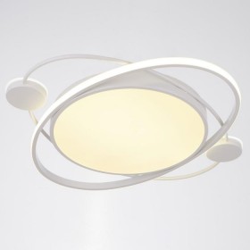 Люстра с ПДУ 1222/1WT LED 120Вт 3000-6000К белый 50х50х9 см   5482873