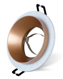 Св-к встр. Белый+Золото GU10 Φ92*H36mm 220V (100шт)