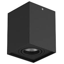 052077 Светильник RETTANGO GU10 ЧЕРНЫЙ IP20 (в комплекте)