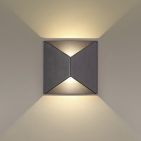 3907/10WL HIGHTECH ODL20 501 черный/металл Настенный светильник LED 3500K 120° 10W 220V IP65 TIBRO