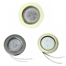 Мебельный светодиодный встр. светильник Хром метал. корпус (4,6мм)4W 220V 4500K