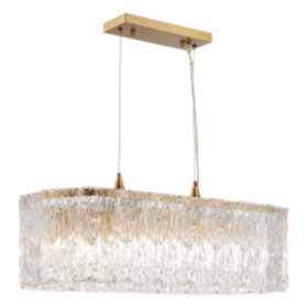 SLE283203-10 Люстра подвесная Золотистый/Прозрачный E27 10*40W