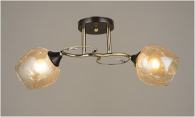 3607/2 BK+AB (6) Люстра