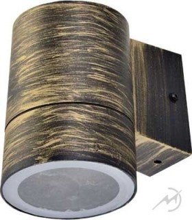 Ecola 8003A св-к прозр.цилиндр металл.черн.бронза IP64 1*GX53 114х140х90 FN53C1ECH