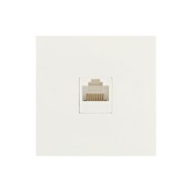 Механизм компьютерной розетки RJ-45 кат.5е  (белый) LK80