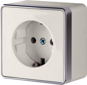 WL слоновая кость Розетка с/з WL15-02-01