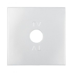 Накладка розетки TV  (сереб.металлик) LK60 (50шт) 1кор.=500шт