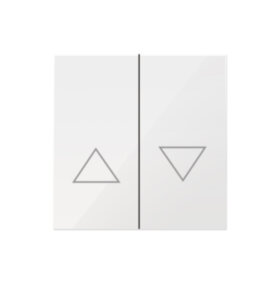 Клавиша двойная для жалюзи со стрелками, Белый