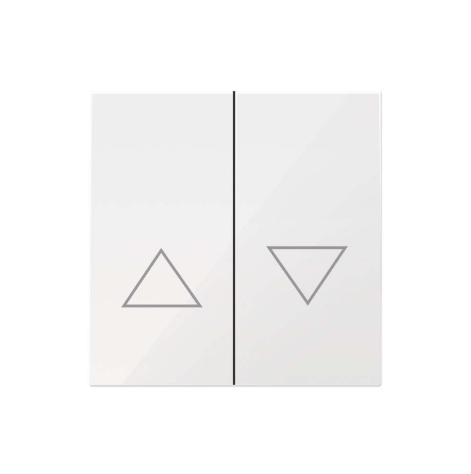 Клавиша двойная для жалюзи со стрелками, Белый