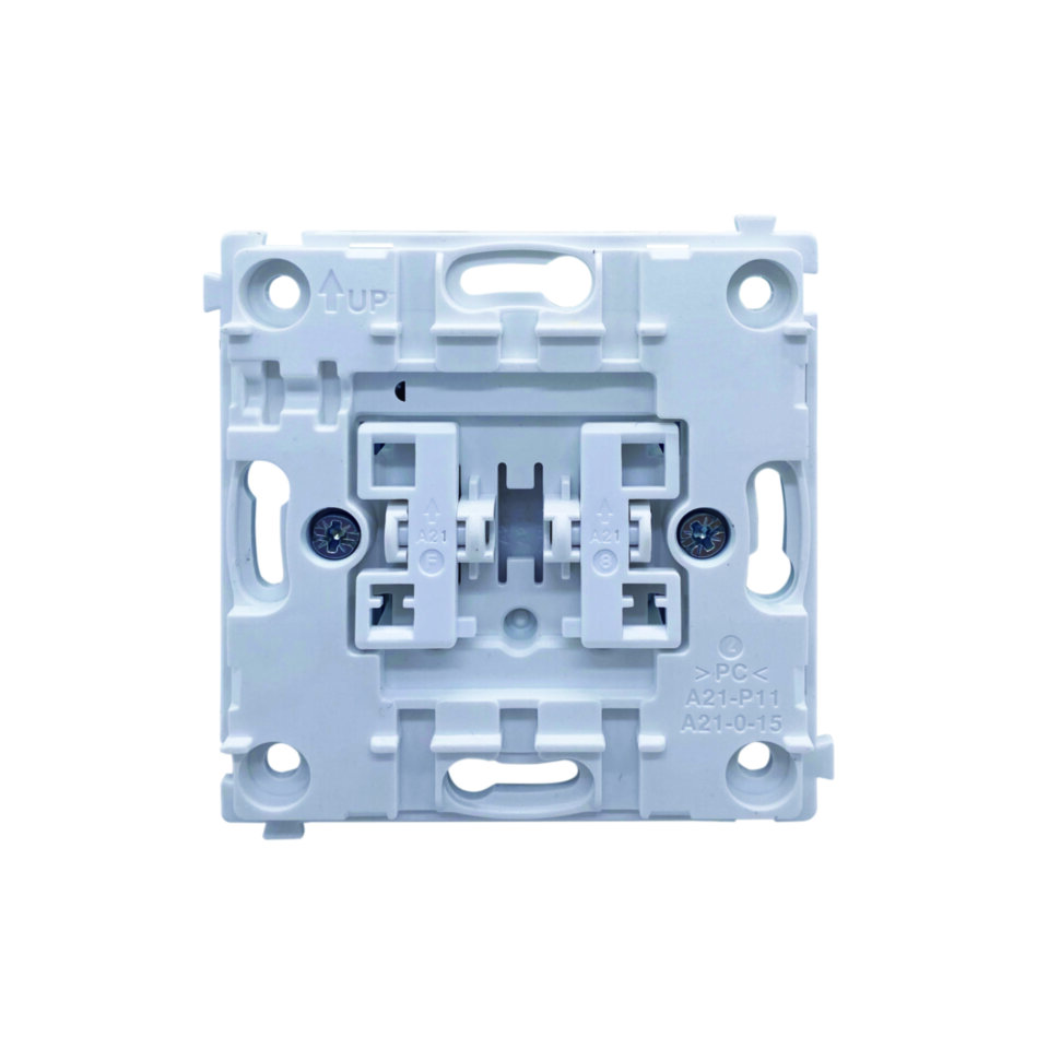 Механизм выключателя звонкового типа 2-х клавишный, 2 н.о. 10 A 250 В