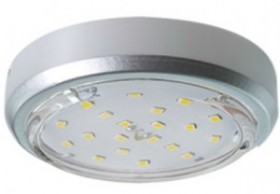 Ecola GX53 5356 св-к Накладной Легкий Серебро 18x95 FS5356ECD