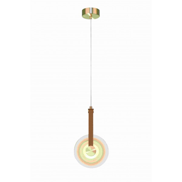 9442AP/1S GLOSSY SANDY GOLD (1) Люстра NW