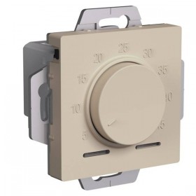 Механизм термостата  электрон. теплого пола с датчиком песочный AtlasDesign