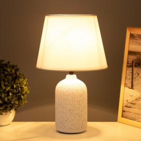 Лампа настольная &quot;Беатрис&quot; 1х40Вт Е14 белый 22х22х36см   10429276