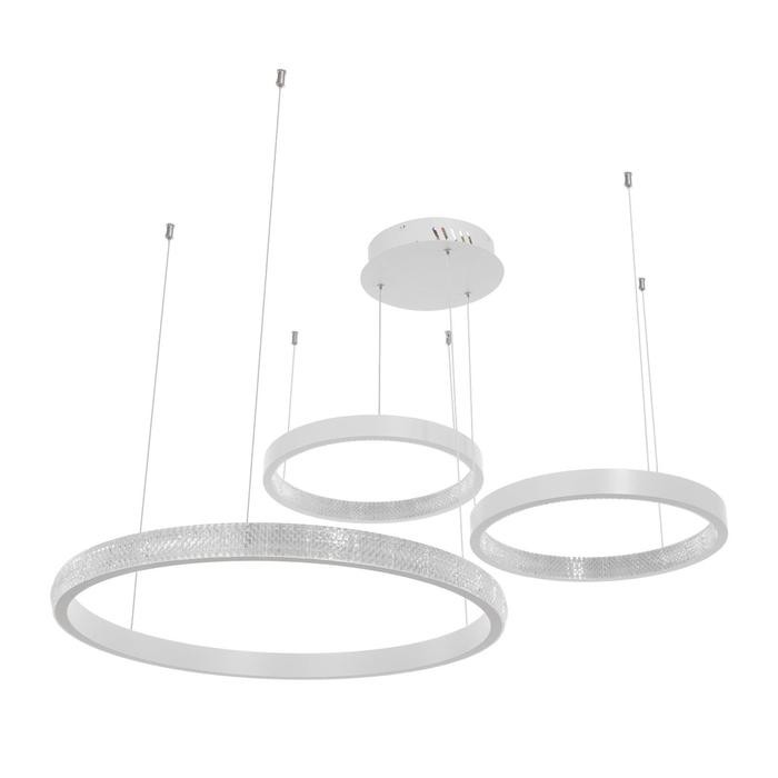 Светильник с ПДУ 88020/3 LED 81Вт 3000-6000К диммер белый 100х76х4-104 см   4941115