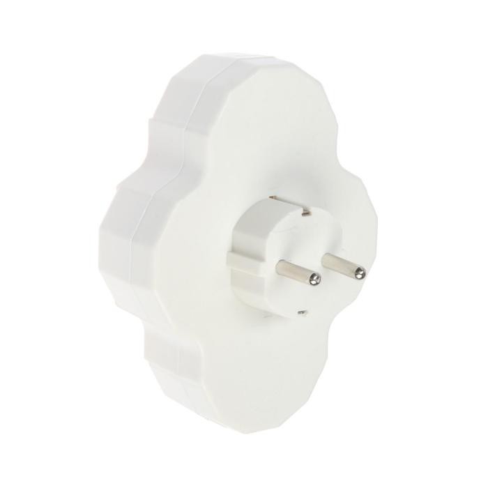 Разветвитель, 4 розетки, 16А, с з/к, белый   3813276