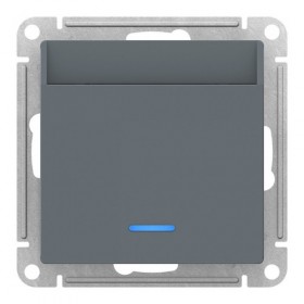 Выключатель карточный СП AtlasDesign 10А IP20 без задержки времени механизм грифель