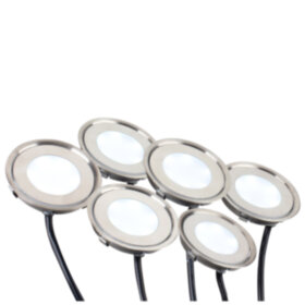 Набор KT-R-6x0.5W LED 12V круг теплый белый 3000K