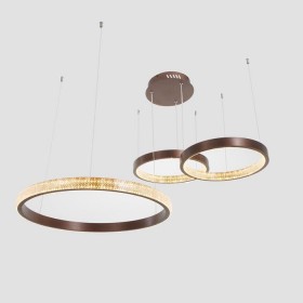 Светильник с ПДУ 88021/3 LED 81Вт 3000-6000К диммер кофе 100х76х4-104 см   4941116