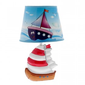 Светильник детский керамика "Яхта" 35х20х20 см МИКС RISALUX 1512052