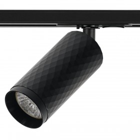 IL.0010.0007 BK Светильник на однофазный трек 220В. GU10. Черный