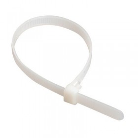 Хомут кабельный 8,8x800 мм, белый, нейлон, (100 шт), IEK