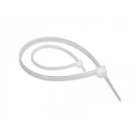 Хомут кабельный 7,6x400 мм, белый, нейлон, (100 шт), IEK (ИЭК), UHH31 -D076-400-100