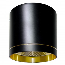 IL.0005.7000 Светильник LED 1*10W потолочный спот Черный/Золото