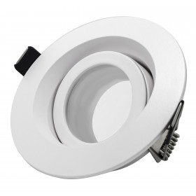 ST255.508.01 Св-к встр. Белый GU10 1*50W IP65 D95xH45 220V Без ламп