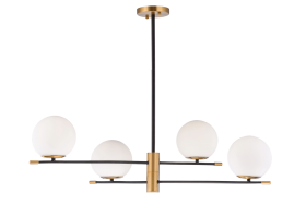 40282MD/4 MBK+HB (1) Люстра (NW)