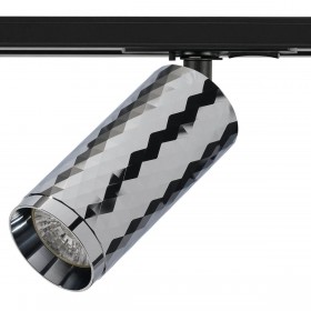 IL.0010.0007 CH Светильник на однофазный трек 220В. GU10. Хром