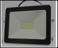 Прожектор с/д LEEK LE FL SMD LED5 50W CW (10) IP65 холодный белый (ультратонкий) , цвет корп.- белый