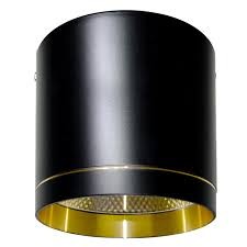 IL.0005.7100 Светильник LED 1*15W потолочный спот Черный/Золото