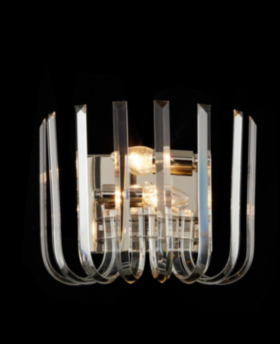 Бра хрустальное B1257-WB02 Хром