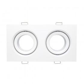 ST255.528.02 Св-к встр. Белый GU10 2*50W IP65 L180xW90xH40 220V Без ламп