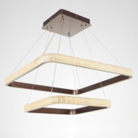 Люстра с ПДУ 1509/2CF LED 90Вт 3000-6000К кофе 60х60х104 см   5440203