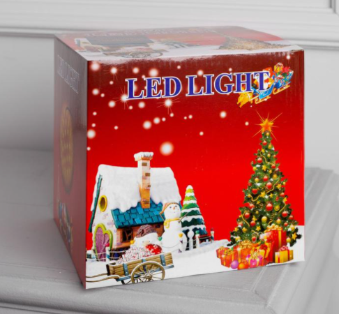 Фигура пластиковая "Ёжик" D=18 см, 220В, 100 LED, КРАСНЫЙ   5060105