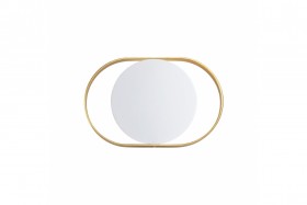 4246/7WW HIGHTECH ODL21 187 бел/золотист/металл Настенный светильник IP20 LED 7W 560Лм 3000K MONDY